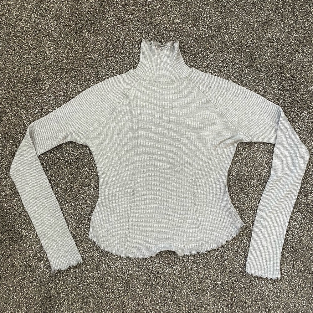 Free People Make It Easy Thermal - Light Gray / M - Picture 3 of 5